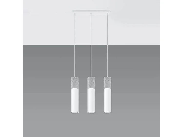 Triple Hanging Pendelleuchte Grey, White GU10 Triple Hanging Pendelleuchte Grau, Weiß GU10