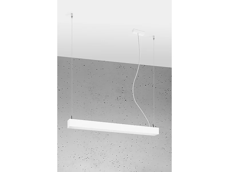 Lampada a sospensione lineare a barra dritta a LED da 65 cm integrata bianca 4000K Lámpara colgante de barra recta lineal LED integrada de 65 cm blanco 4000K