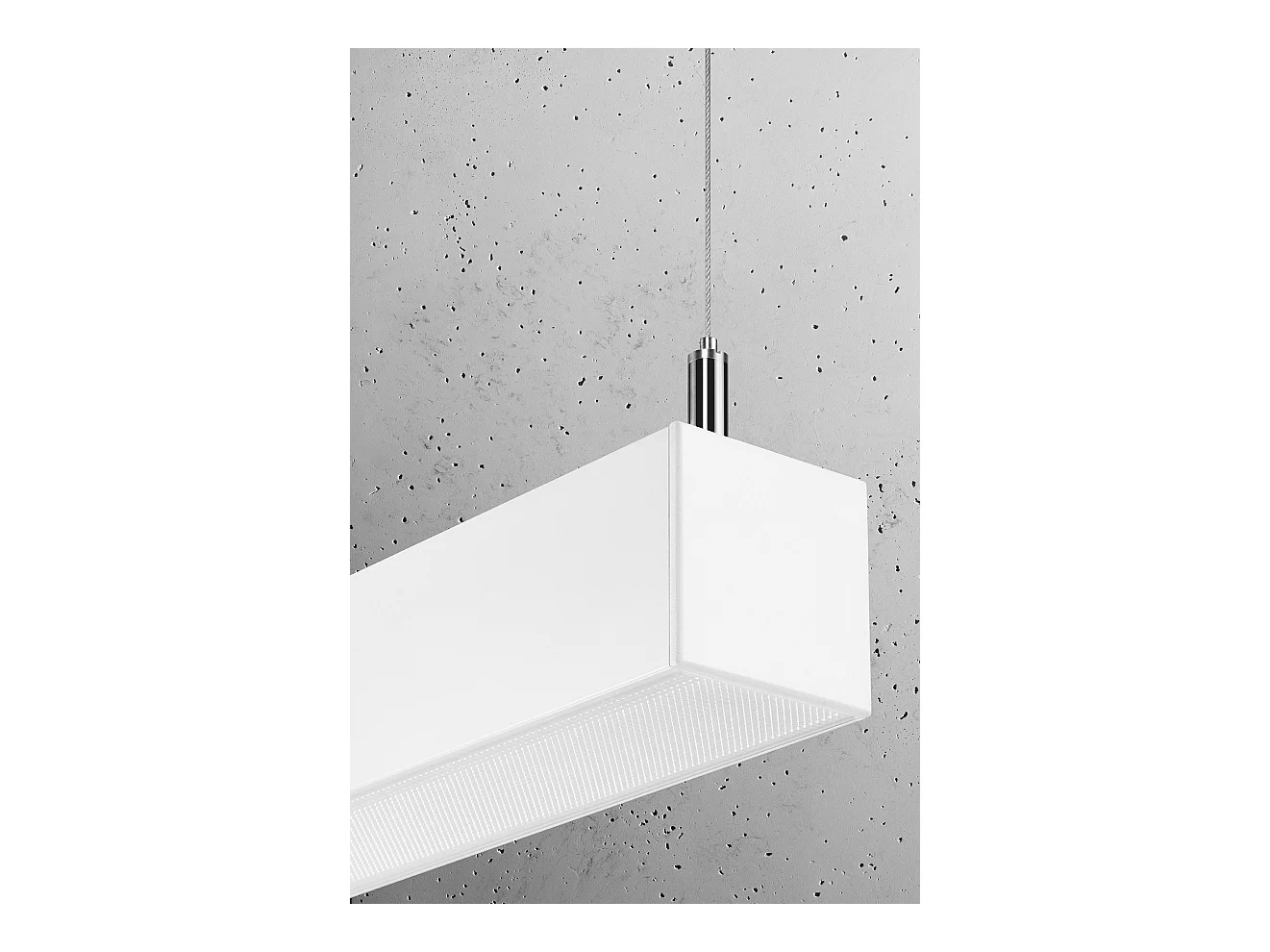 Sollux PINNE Luminaire suspendu linéaire linéaire à LED 65cm Blanc 4000K