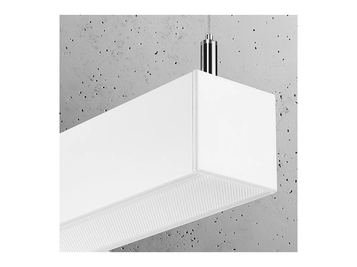 Sollux PINNE Luminaire suspendu linéaire linéaire à LED 65cm Blanc 4000K