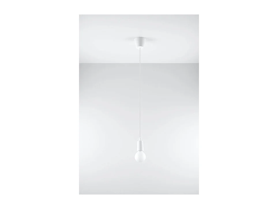 Sollux DIEGO Plafonnier 1 Lumière Blanc