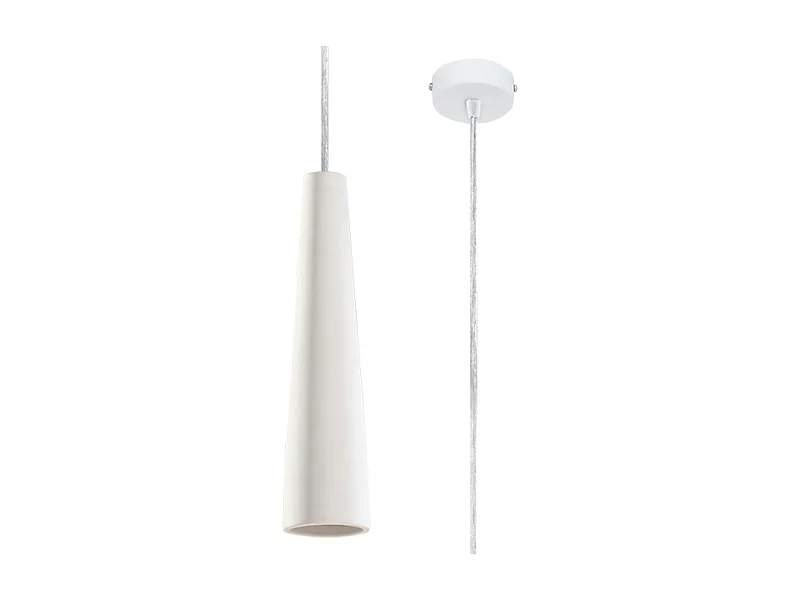 Sollux ELECTRA Suspension Slim Céramique Blanche GU10