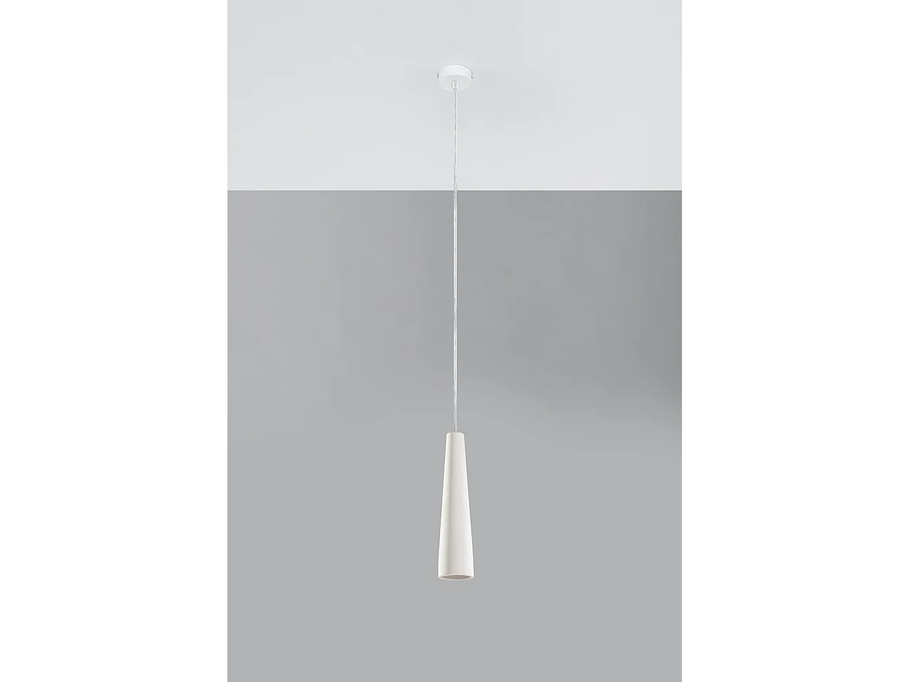 Hanglampen Electra Modern Van  - 1 Lichtbronnen - L.8 X H.132 Cm - Wit