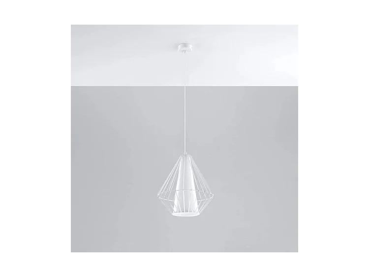 Sollux DEMI Plafonnier suspendu à 1 ampoule blanc, E27