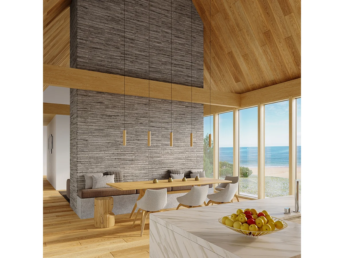 Sollux LINO Suspension double en bois naturel GU10