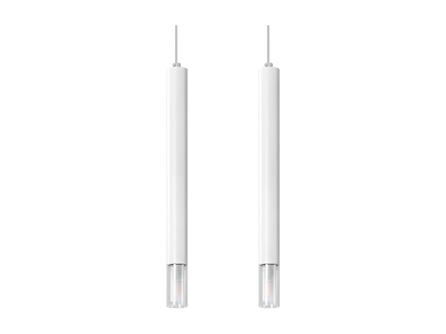 Sollux Lighting Wezyr Plafoniera a sospensione Bar, bianca, 2x G9