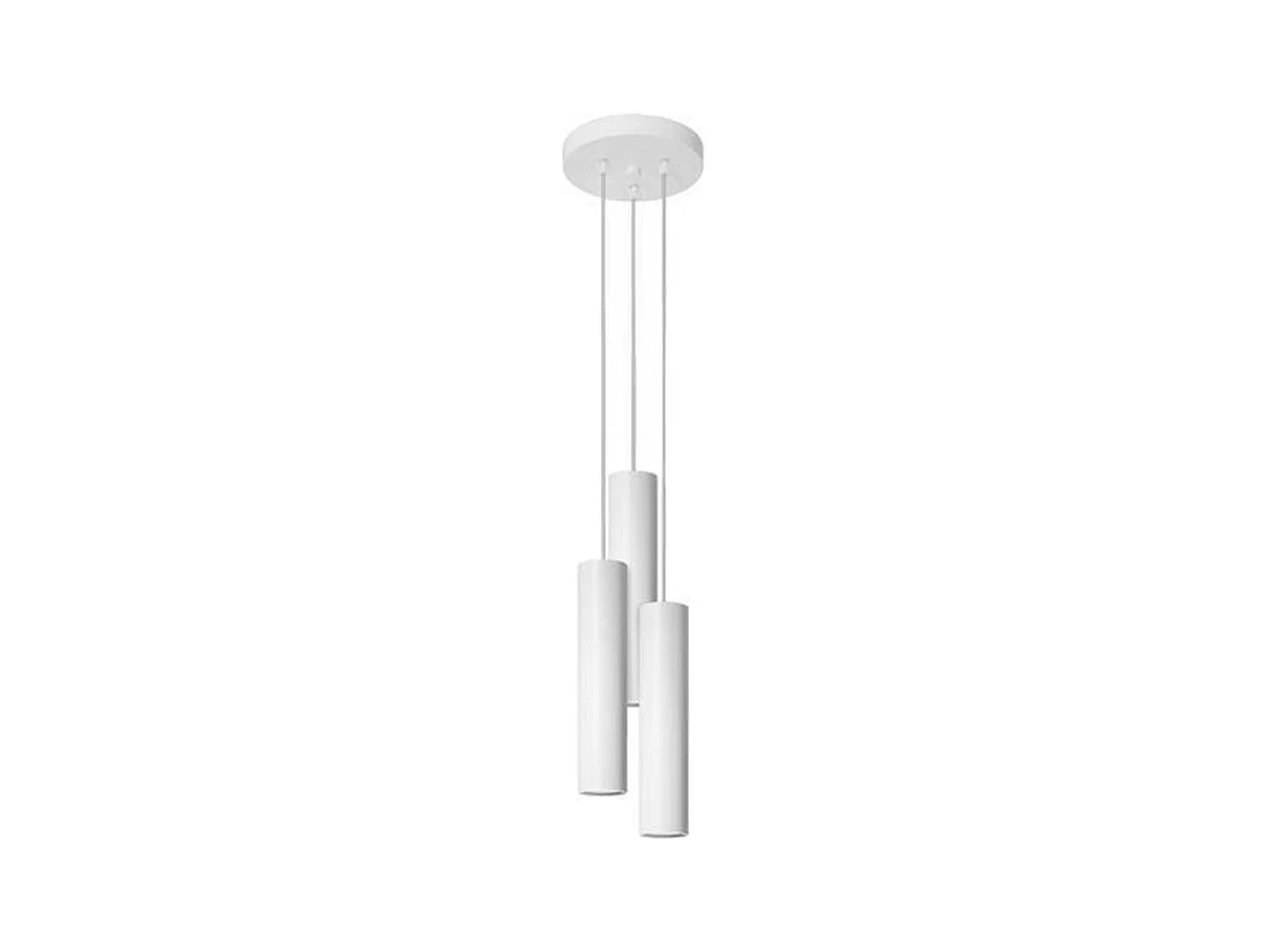 Sollux Lighting Lagos Plafonnier suspendu Cluster, blanc, 3x GU10
