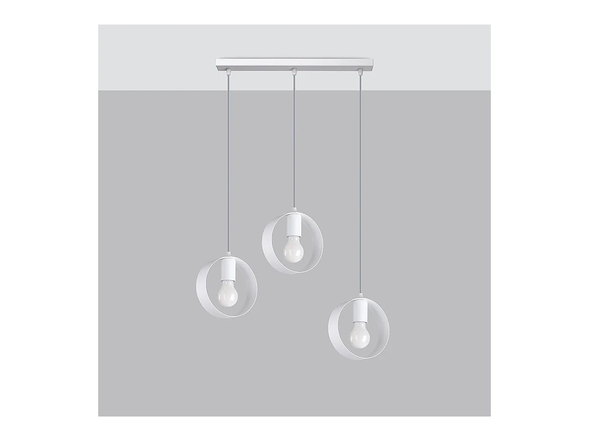 Sollux Titran Plafonnier Suspension Bar Blanc