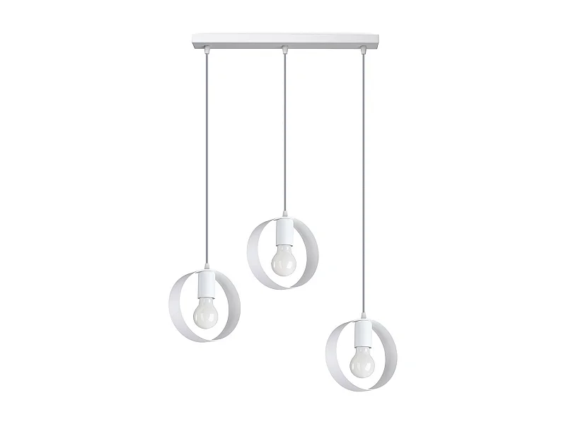 Lampa wisząca TITRAN 3 biała