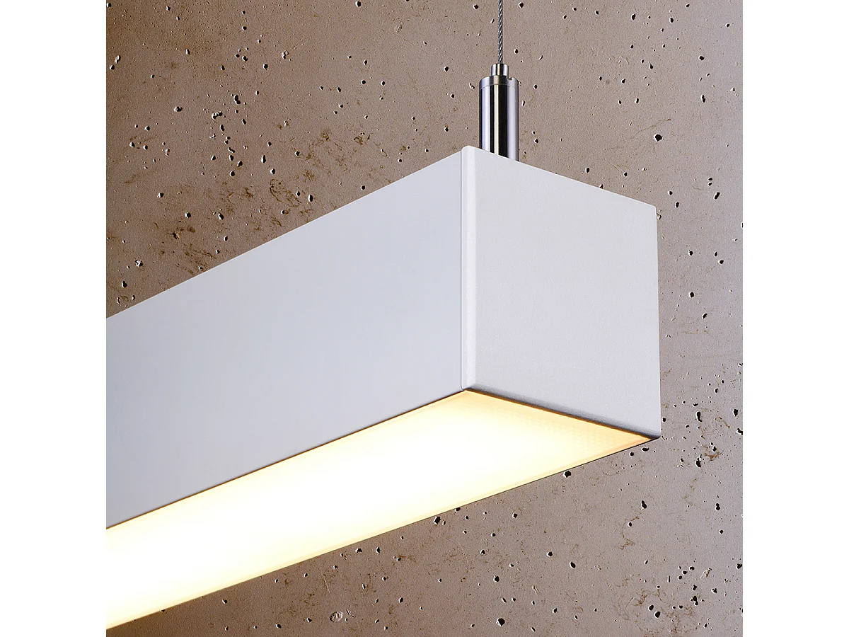 Sollux PINNE Luminaire suspendu linéaire linéaire à LED 65cm Blanc 3000K