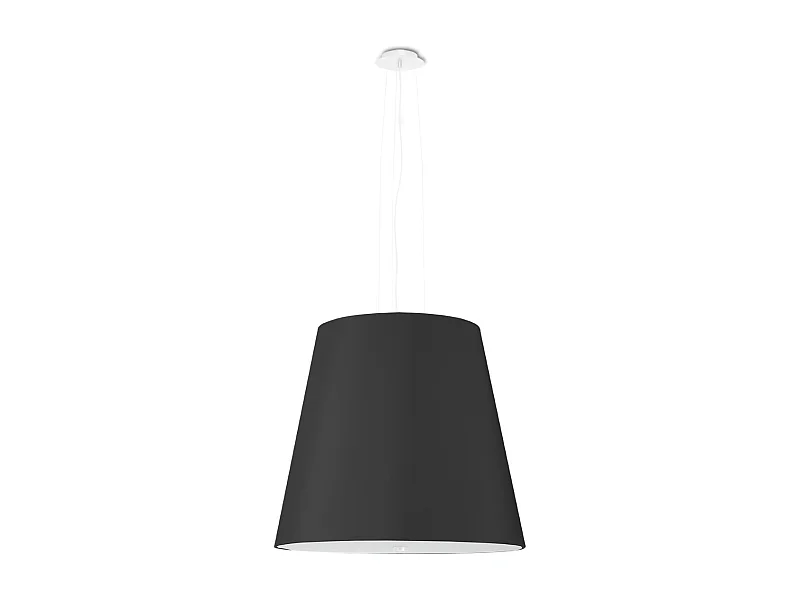 Sollux GENEVE Pendentif Dôme Classique Noir E27