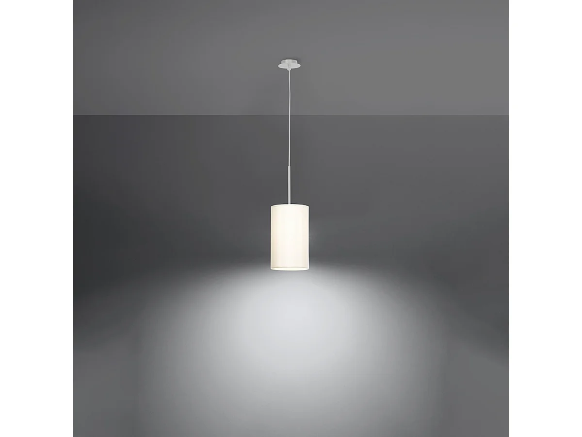 Sollux OTTO Suspension Slim Cylindrique Lumière Blanc 15cm E27