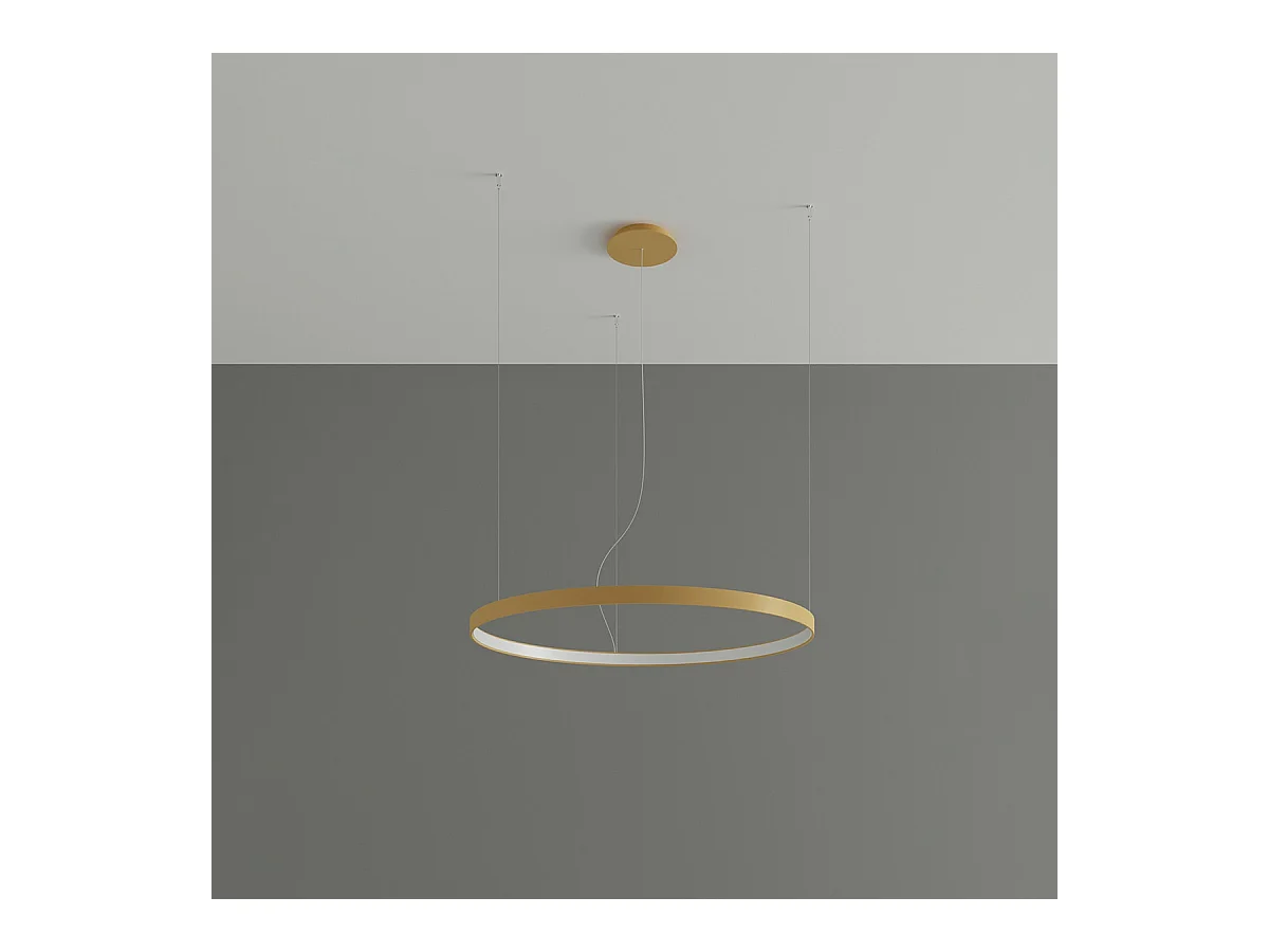 Sollux Rio Plafonnier Led Suspendu Intégré Doré