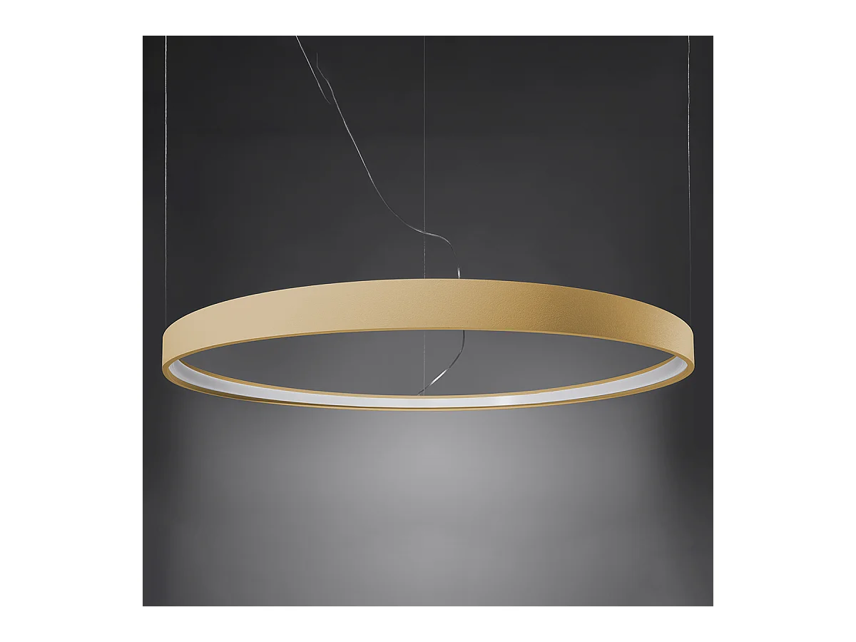 Sollux Rio Plafonnier Led Suspendu Intégré Doré