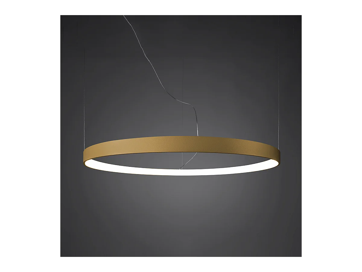 Sollux Rio Plafonnier Led Suspendu Intégré Doré