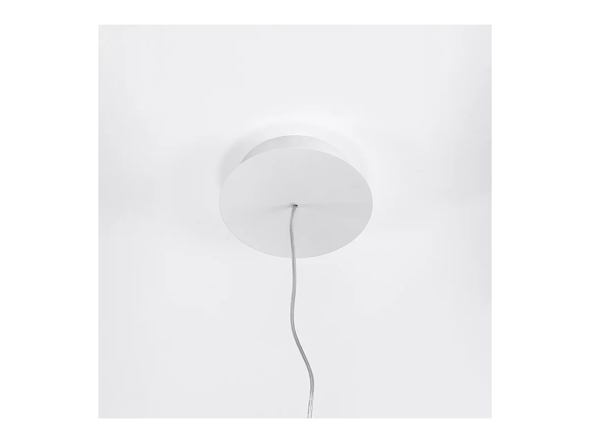 Sollux Lighting Rio Plafonnier suspendu à anneau LED intégré, noir, 4000K, 3870lm
