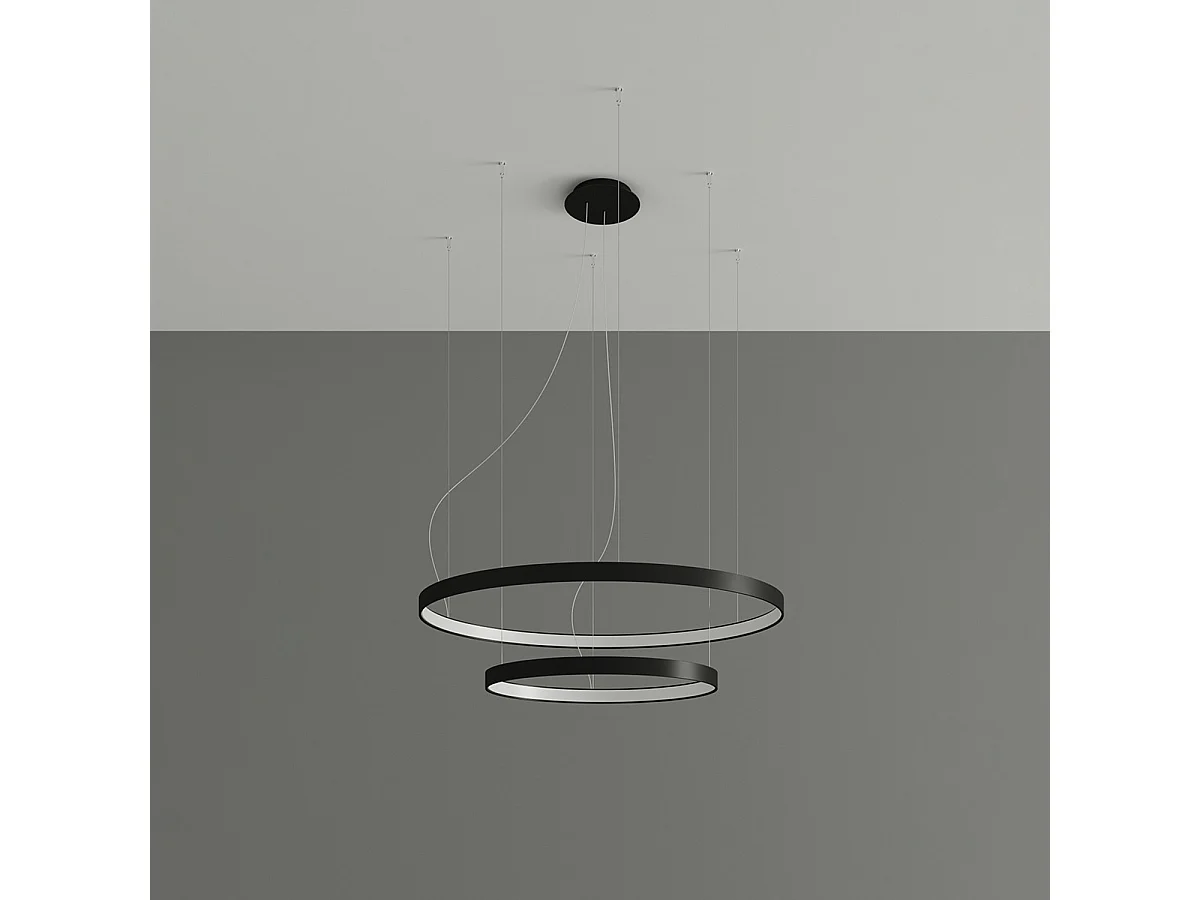 Sollux Rio Integrierte LED-Hängedeckenleuchte Schwarz