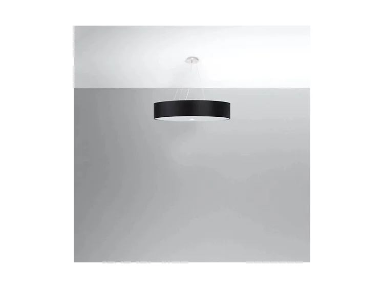 Sollux SKALA Suspension Cylindrique Noir 70cm E27