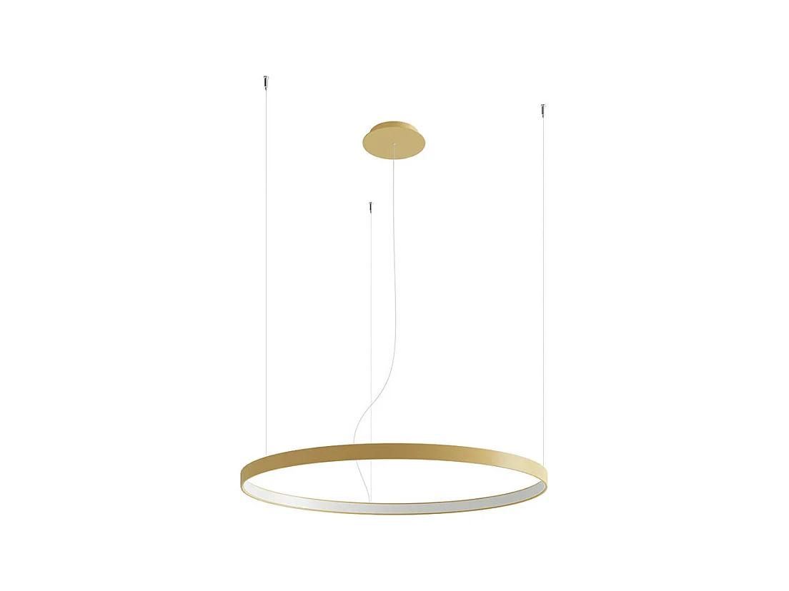 Sollux Rio Plafonnier Led Suspendu Intégré Doré