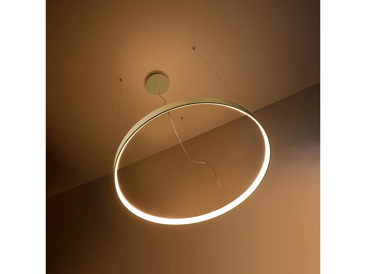 Sollux Rio Plafonnier Led Suspendu Intégré Doré