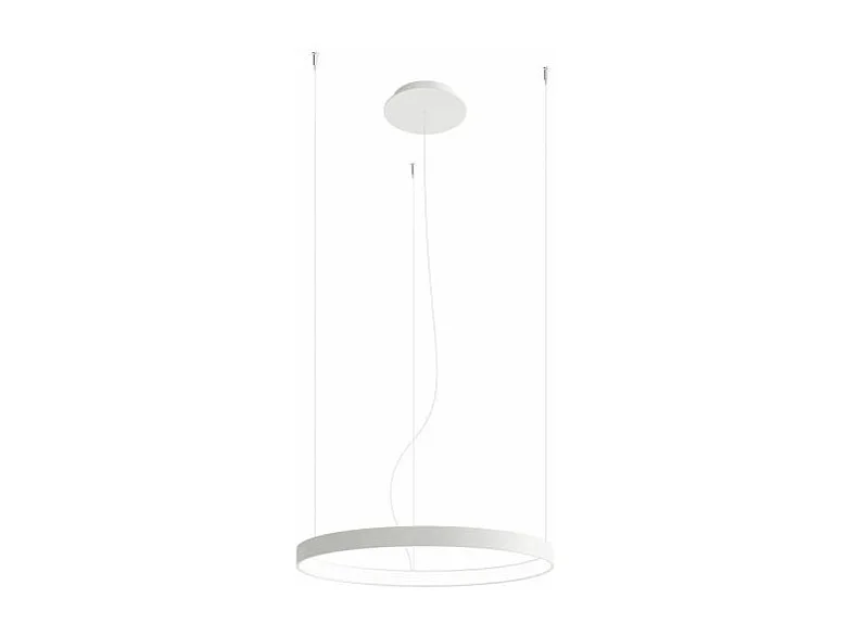 Sollux Lighting Rio Plafonnier suspendu à anneau LED intégré, blanc, 3000K, 3870lm