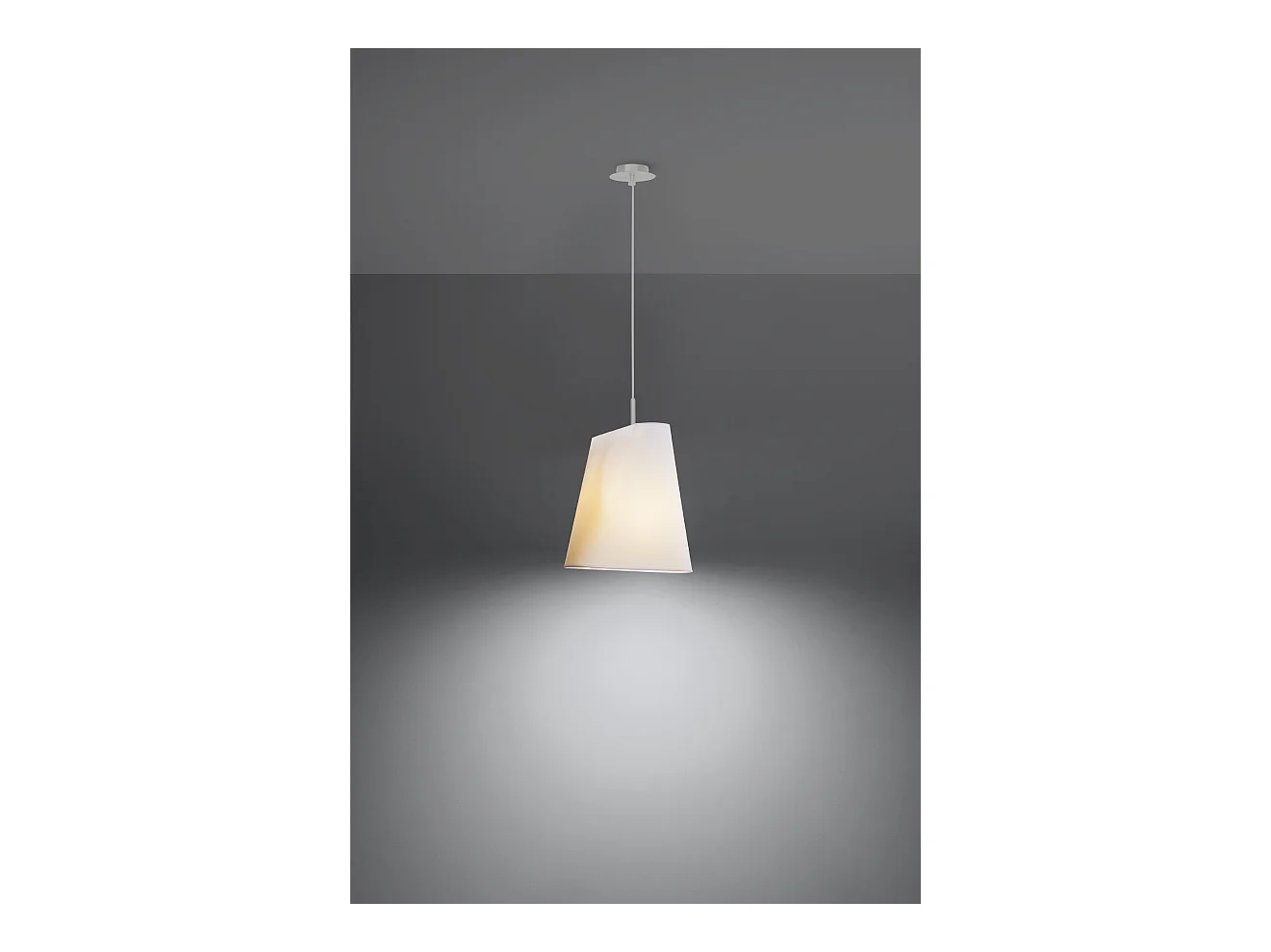 Lampadario Cupola Bianco E27 Lámpara colgante domo Blanca E27