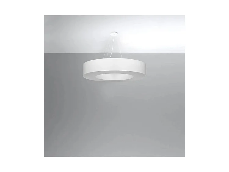Sollux SATURNO Suspension Cylindrique Blanc 90cm E27