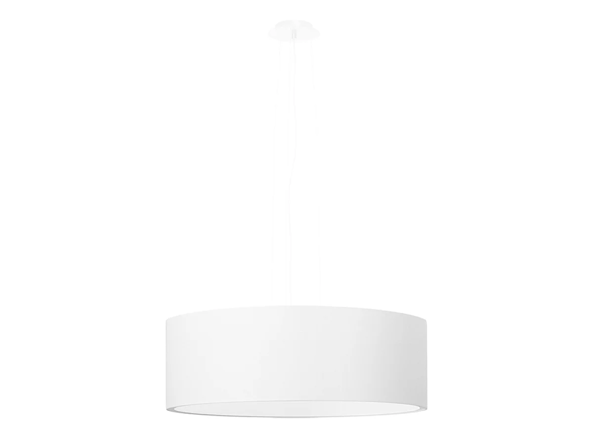 Sollux ROLLO Suspension Cylindrique Blanc 45cm E27