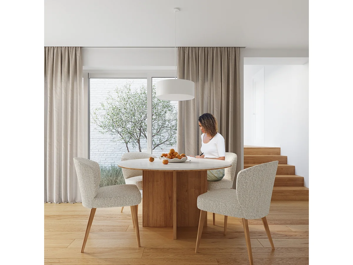 Sollux ROLLO Suspension Cylindrique Blanc 45cm E27