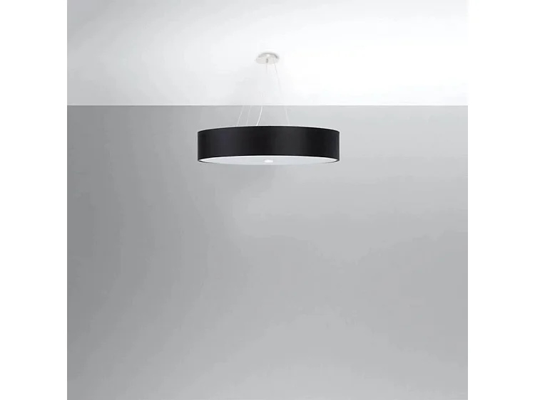 zylindrisch Pendelleuchte Black 80cm E27 Zylindrische Pendelleuchte Schwarz 80cm E27