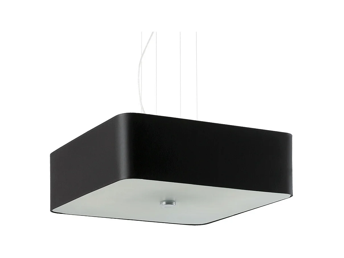 Sollux LOKKO Suspension Carrée Noir 5x E27