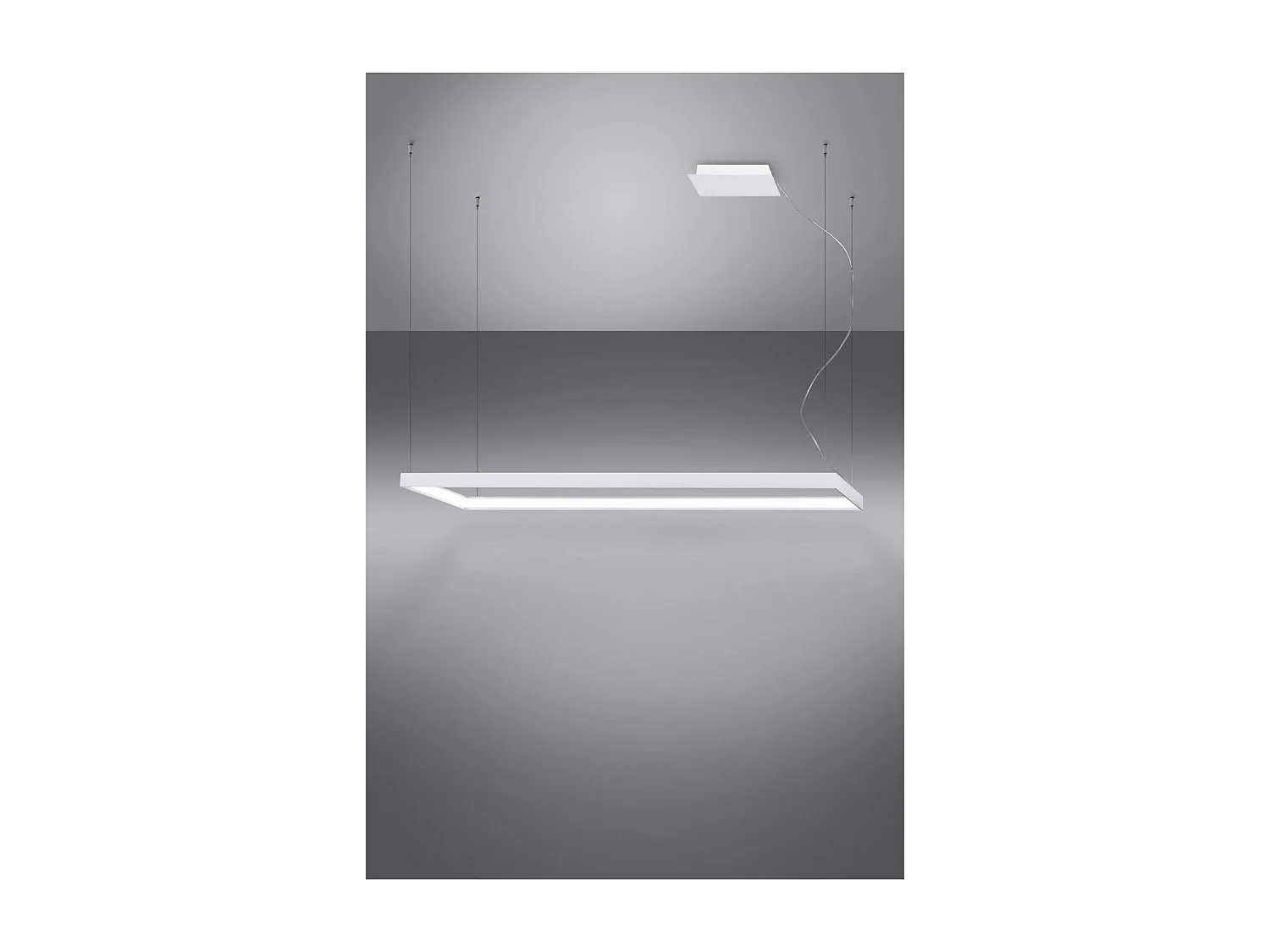 Sollux lichting Tuula Integrierte rechteckige LED-Deckenleuchte, weiß, 4000 K, 8096 lm