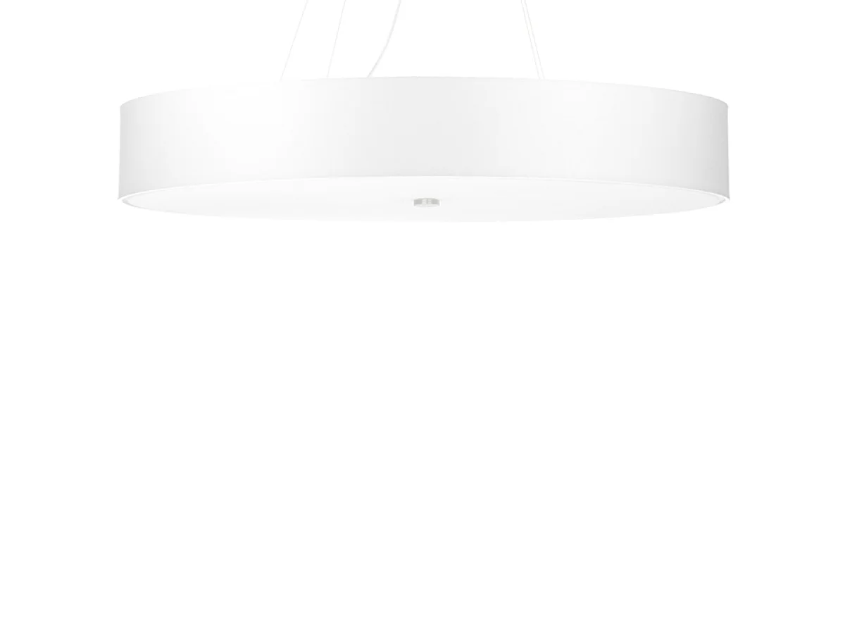 Kroonluchters Skala Minimalistisch Van  - 6 Lichtbronnen - L.90 X H.105 Cm - Wit