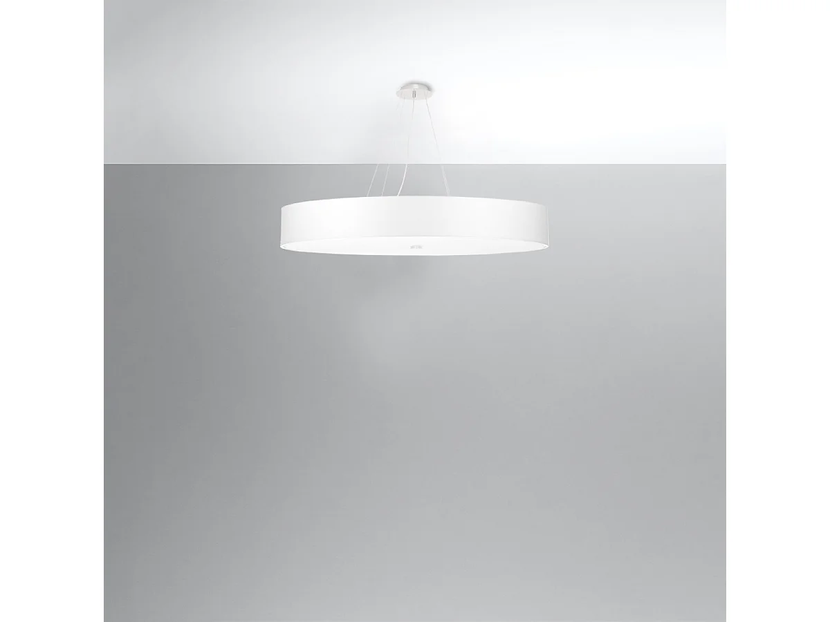 Sollux SKALA Suspension Cylindrique Blanc 100cm E27