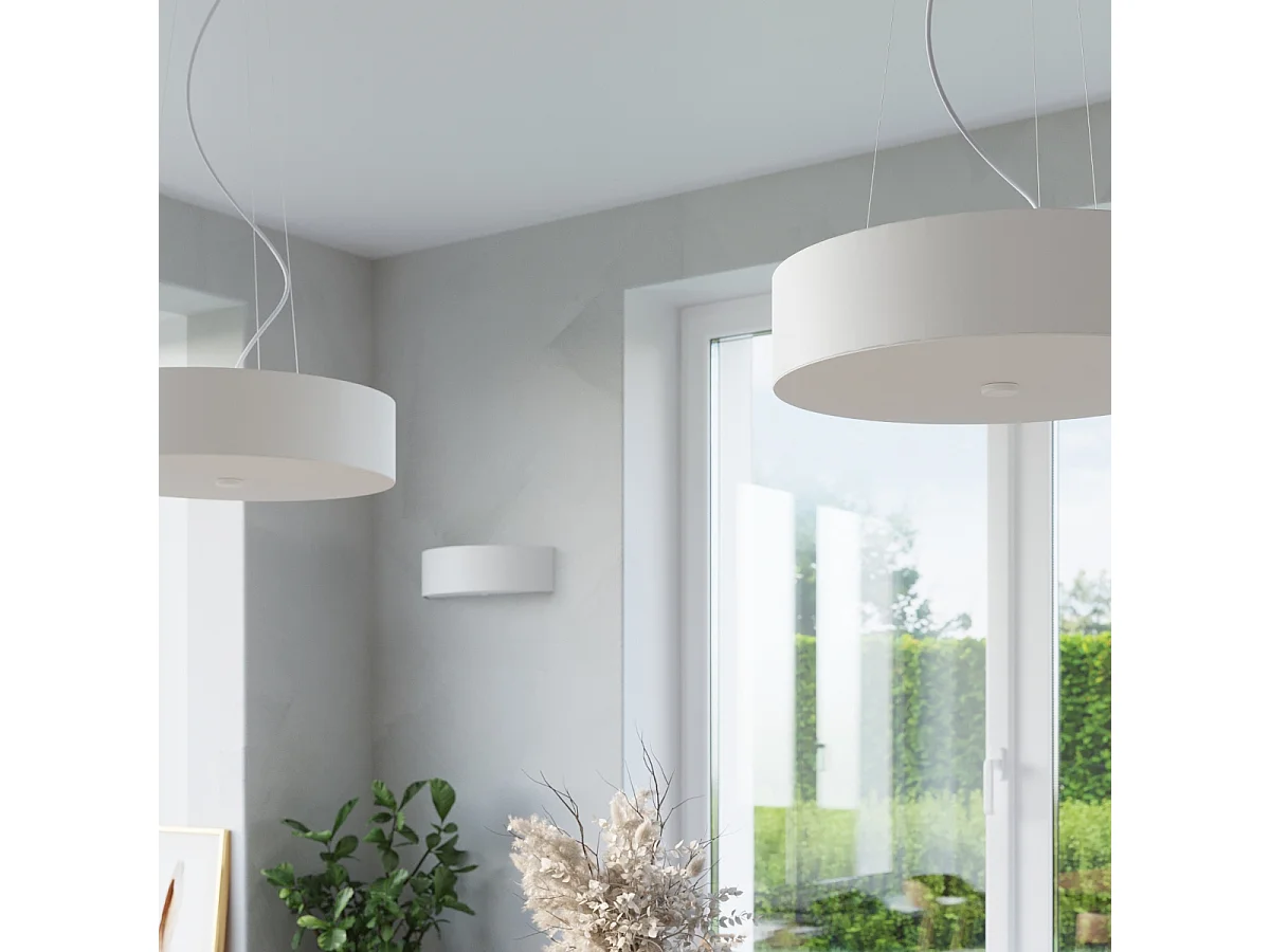 Sollux SKALA Suspension Cylindrique Blanc 100cm E27