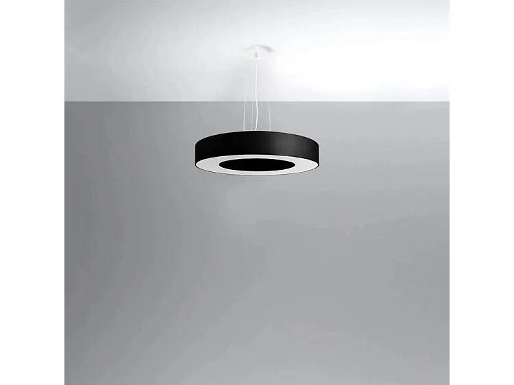 Żyrandol SATURNO SLIM 50 czarny