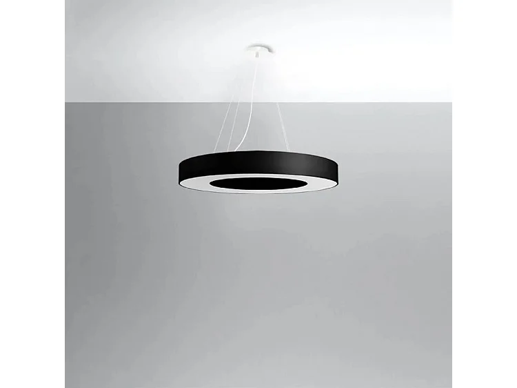 Żyrandol SATURNO SLIM 70 czarny