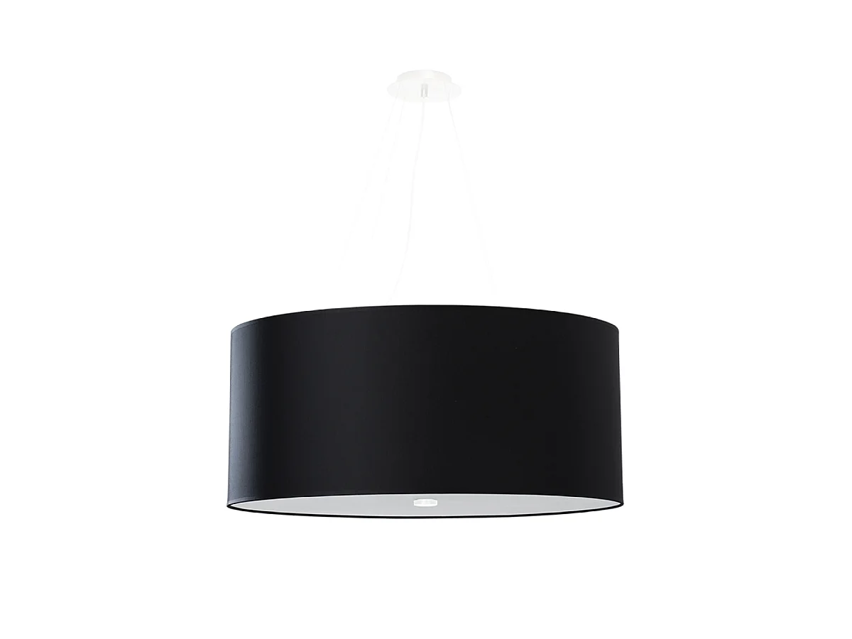 Sollux OTTO Suspension Cylindrique Noir 60cm E27