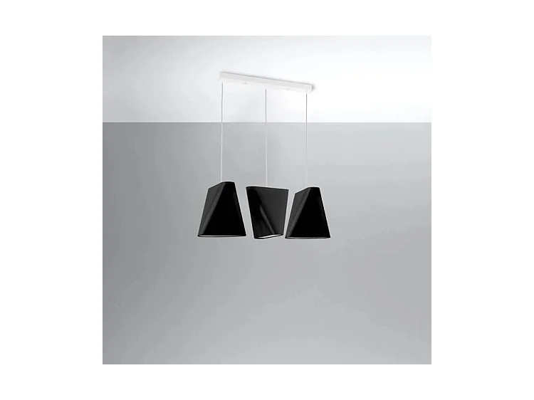 Sollux BLUM Suspension Triple Suspension Noir 3x E27
