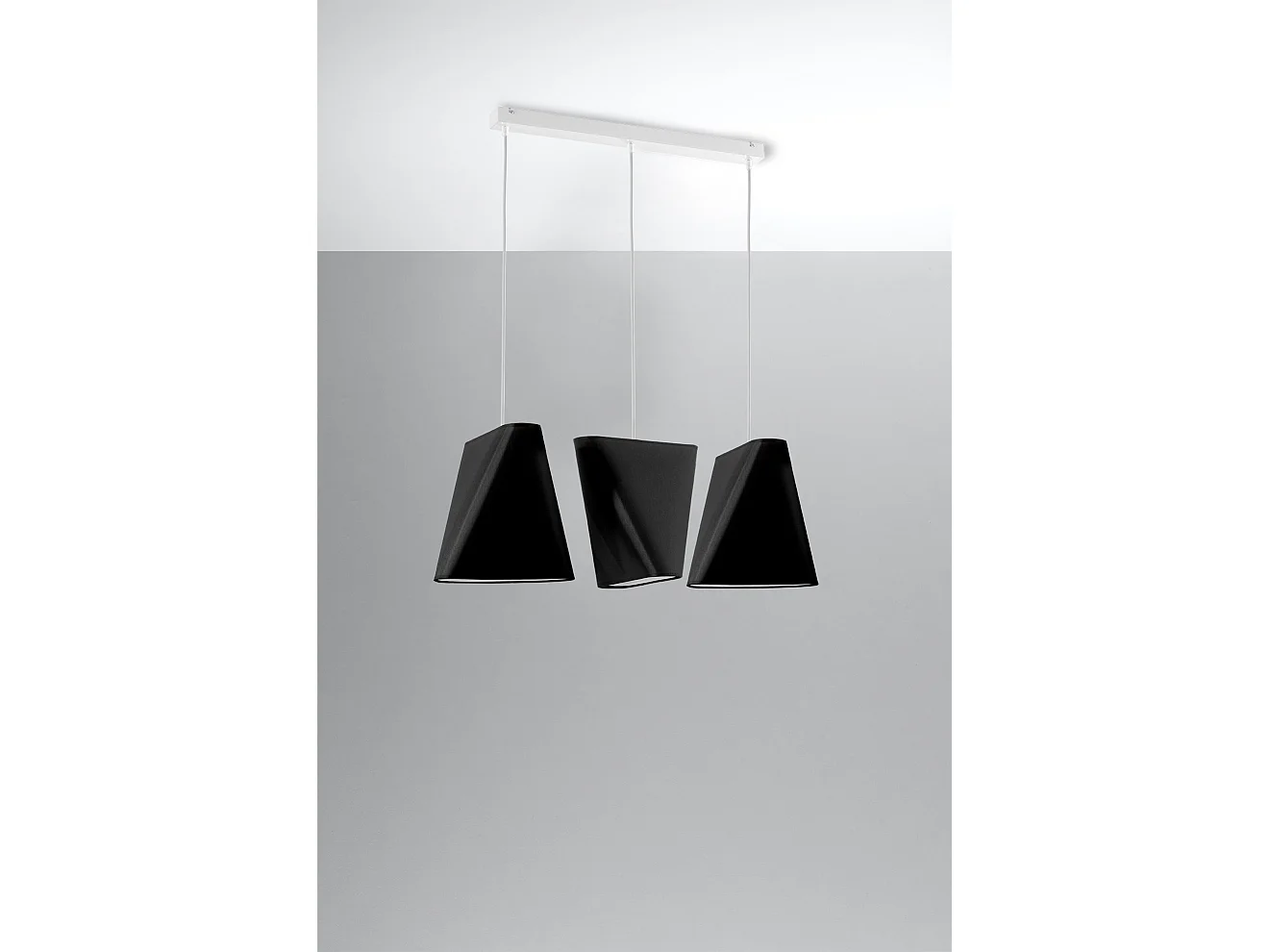 Sollux BLUM Suspension Triple Suspension Noir 3x E27