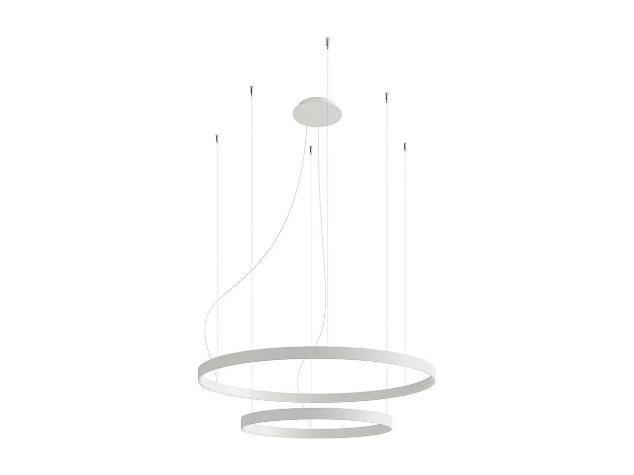 Sollux Rio Integrierte LED-Hängeleuchte in der Decke, Weiß