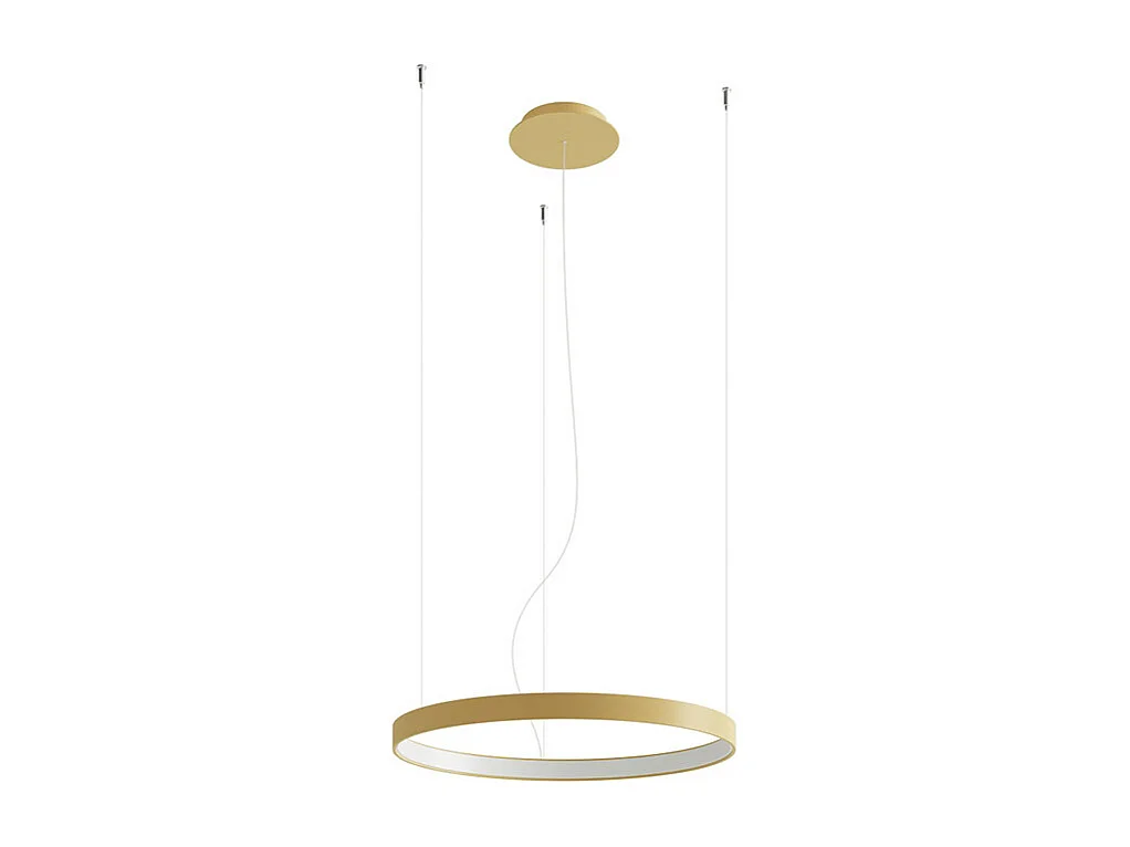 Kroonluchters Rio Modern Van  - 1 Lichtbronnen - L.55 X H.150 Cm - Gouden