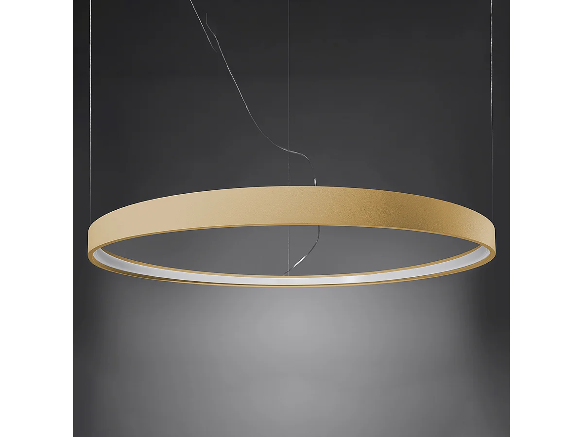 Kroonluchters Rio Modern Van  - 1 Lichtbronnen - L.55 X H.150 Cm - Gouden