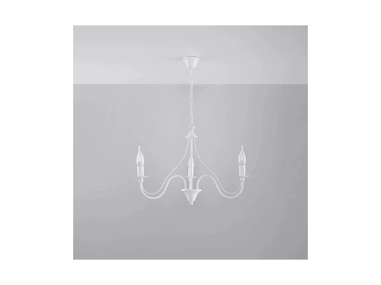 Sollux MINERWA Lustre à 3 bras multiples blanc, E14