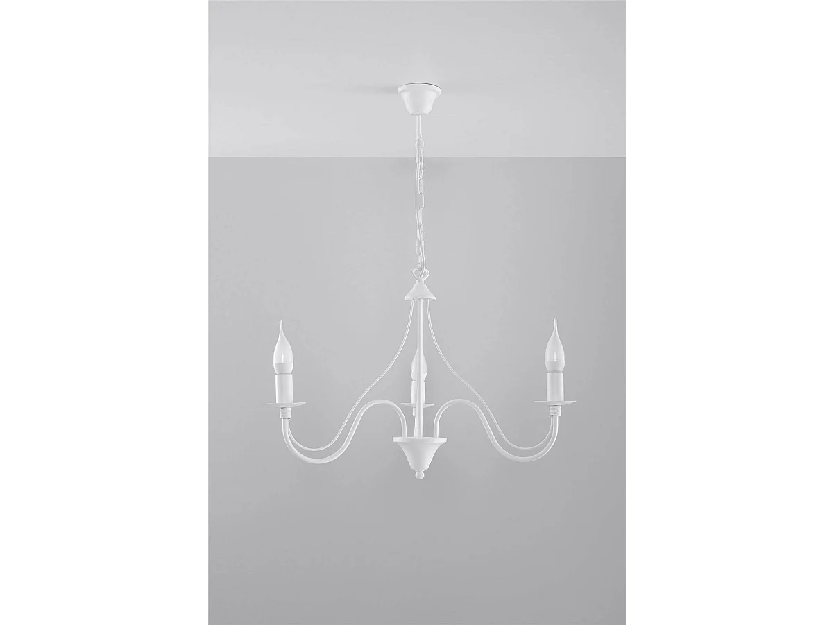 Sollux MINERWA Lustre à 3 bras multiples blanc, E14