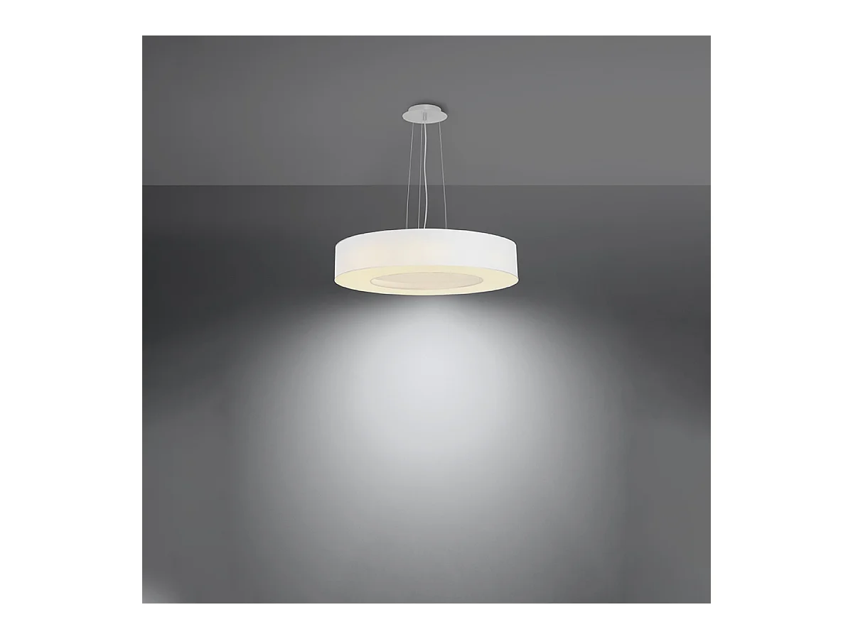 Żyrandol SATURNO SLIM 50 biały