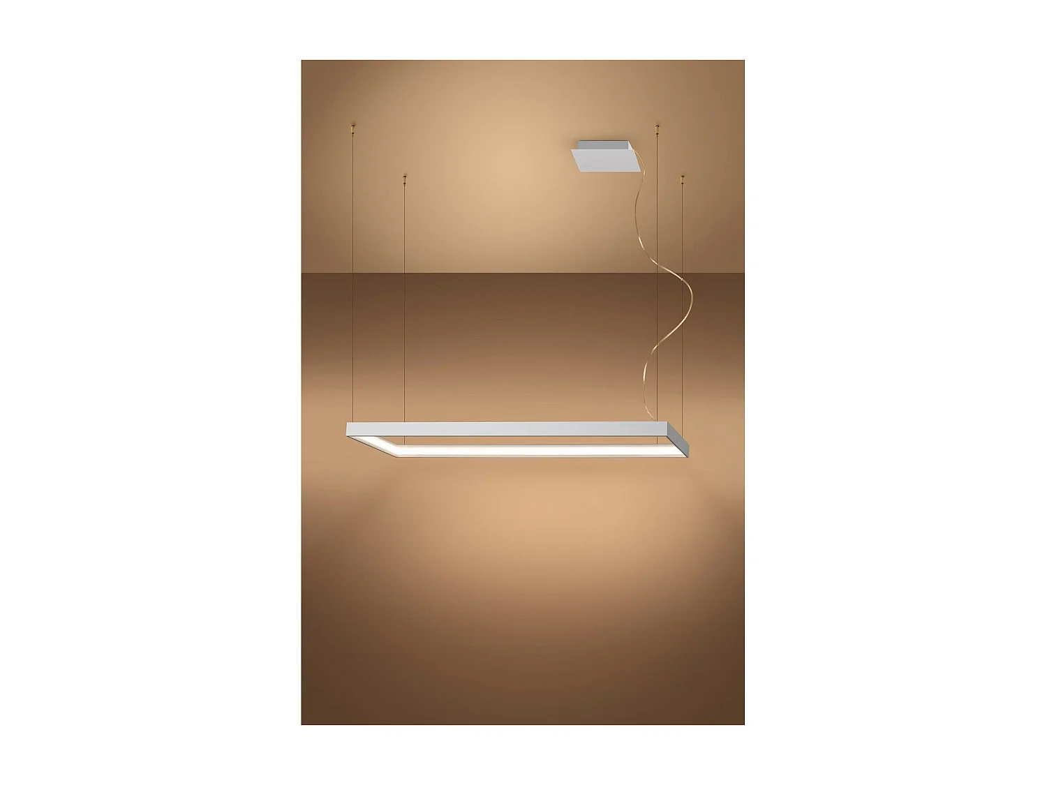 Sollux lichting Tuula Integrierte rechteckige LED-Deckenleuchte, weiß, 3000 K, 5757 lm