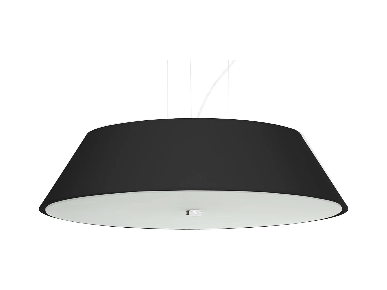 Sollux VEGA Suspension Cylindrique Noir 60cm E27