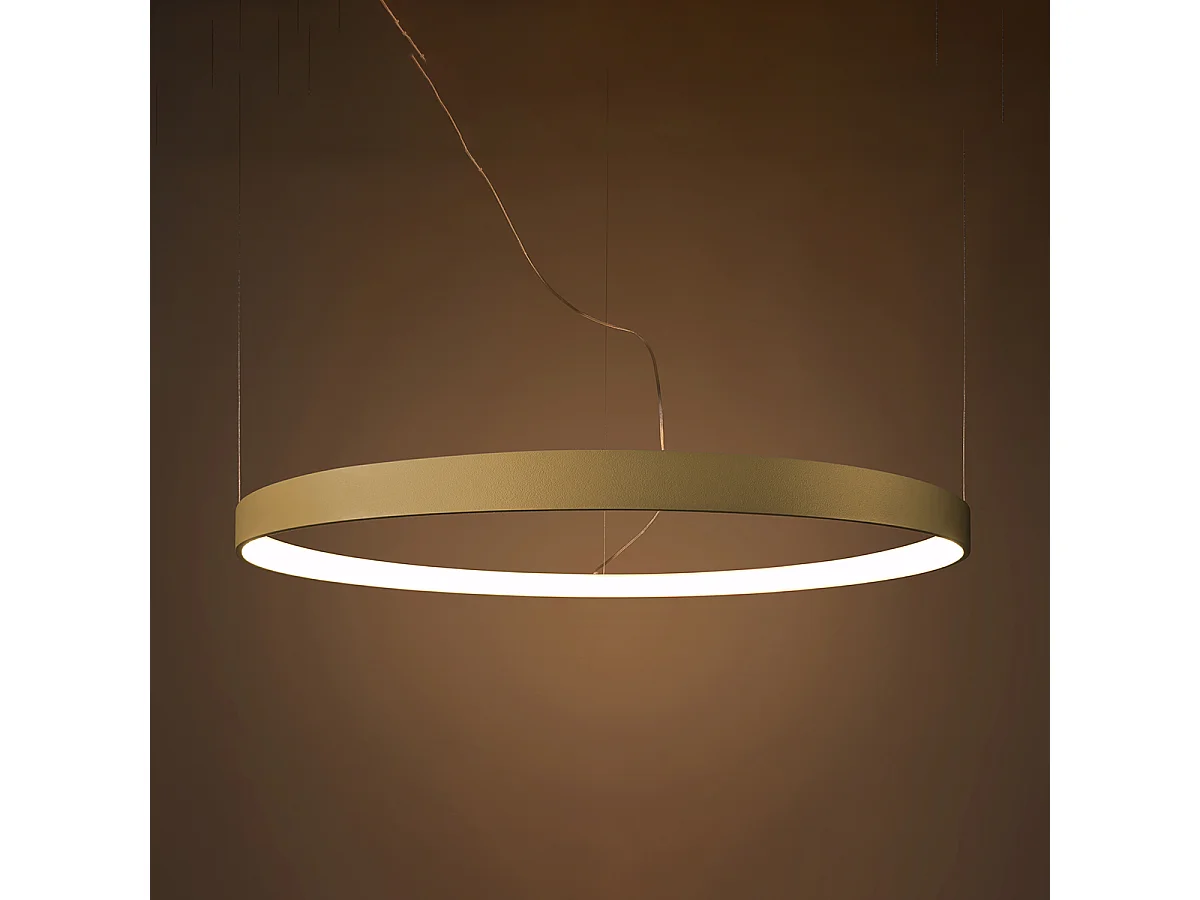 Sollux Rio Integrierte LED-Hängedeckenleuchte Golden