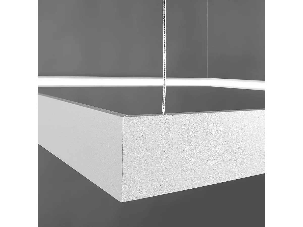 Sollux lichting Nelya Integrierte quadratische LED-Deckenleuchte, weiß, 4000 K, 8096 lm